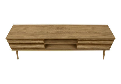 Monarch Specialties - Tv Stand, 72 Inch, Cabinet, Console, Storage Shelves, Walnut Laminate, Contemporary, Modern - I-2784 veiw 8