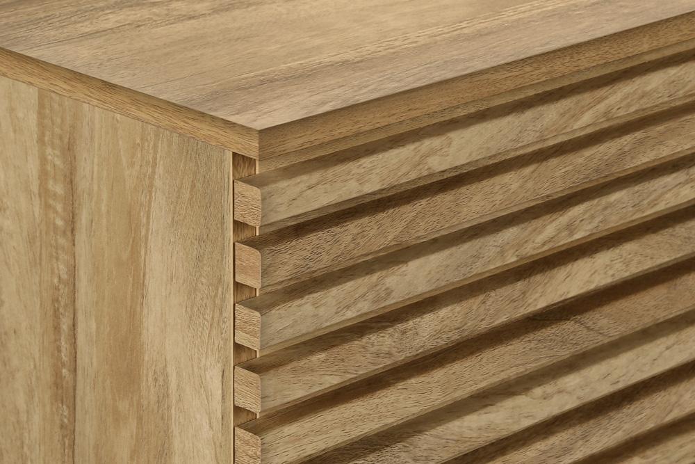Monarch Specialties - Tv Stand, 72 Inch, Cabinet, Console, Storage Shelves, Walnut Laminate, Contemporary, Modern - I-2784 veiw 9