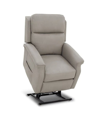 BarcaLounger - Lena Power Lift Recliner w/Power Head Rest, Power Lumbar & 2 Zone Heat - Cappriccio Dove - 23PHLH1443214493 veiw 3