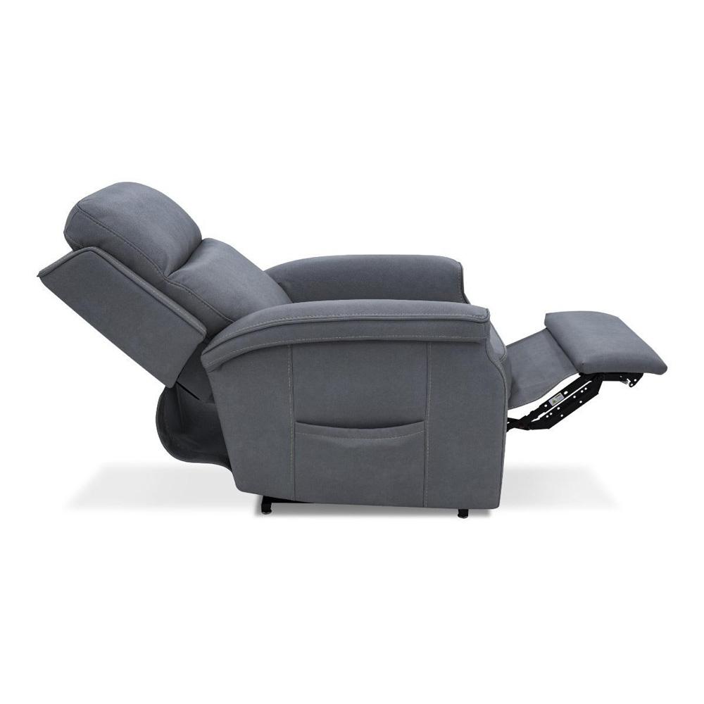 BarcaLounger - Lena Power Lift Recliner w/Power Head Rest, Power Lumbar & 2 Zone Heat - Cappriccio Slate - 23PHLH1443214445 veiw 3