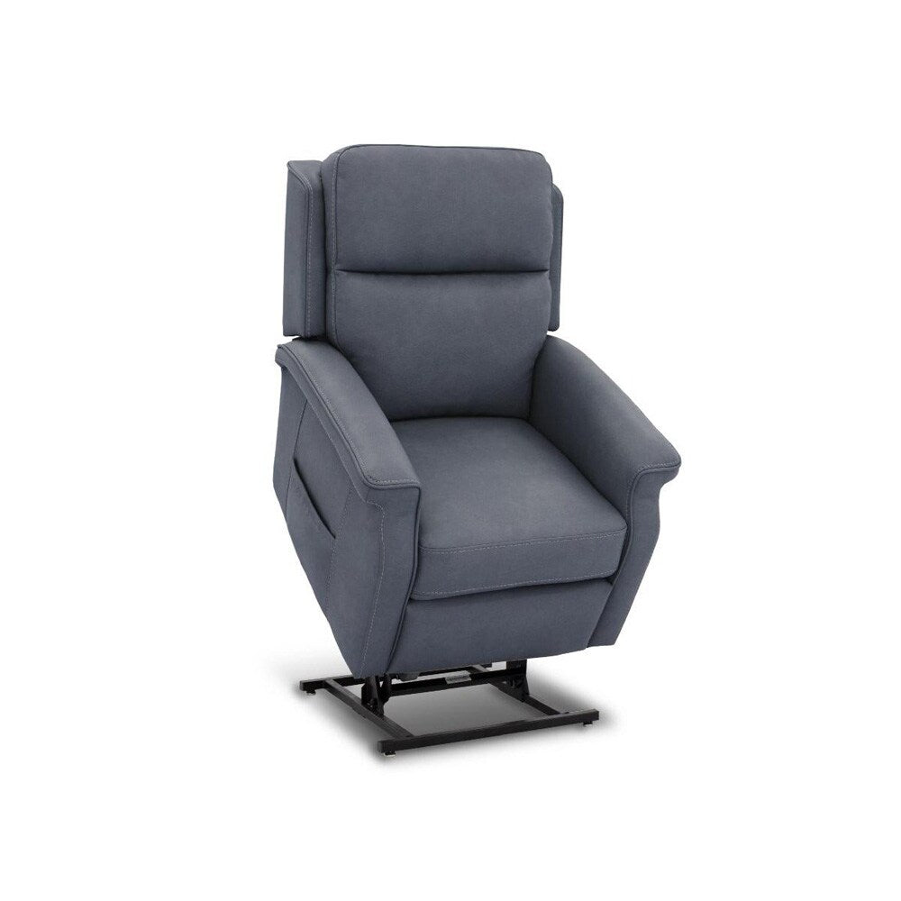 BarcaLounger - Lena Power Lift Recliner w/Power Head Rest, Power Lumbar & 2 Zone Heat - Cappriccio Slate - 23PHLH1443214445 veiw 6