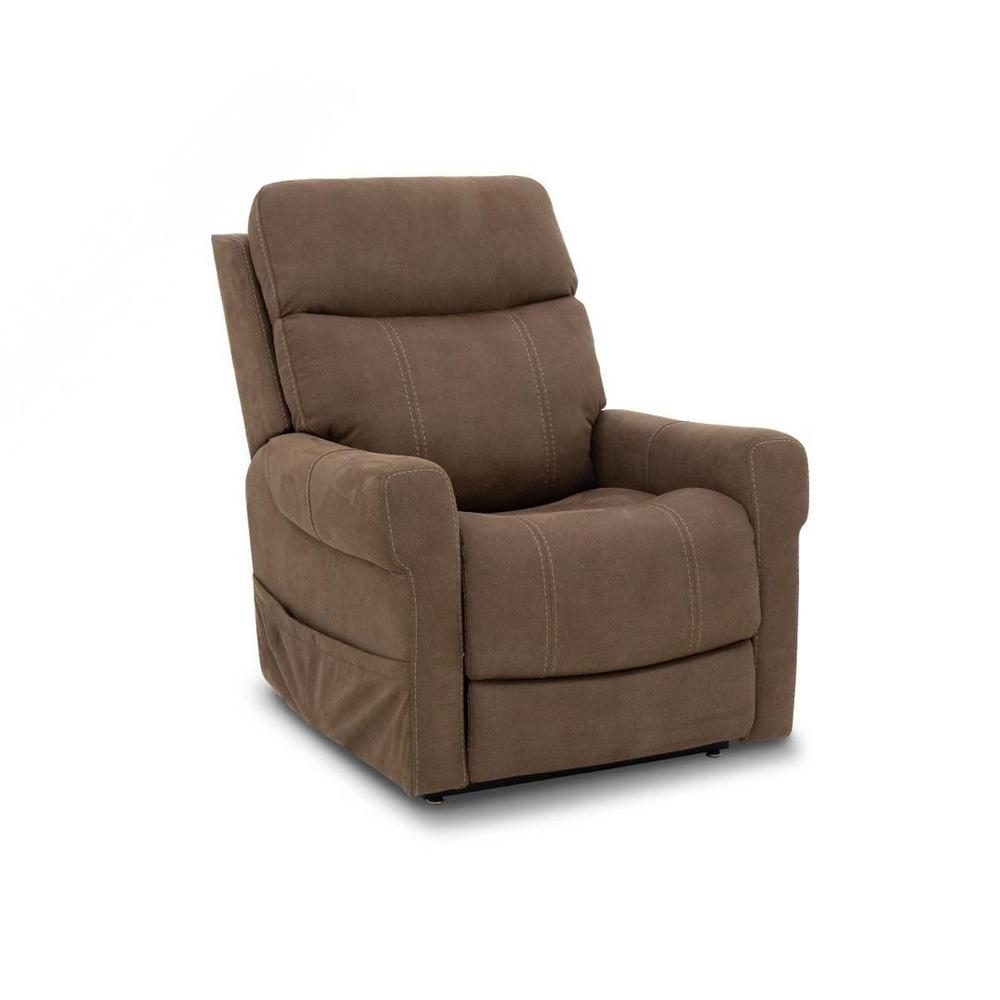 BarcaLounger - Lloyd Power Lift Recliner w/Power Head Rest, Power Lumbar & 3 Zone Heat - Stonewash Granite - 23PHLH1444214585 veiw 1