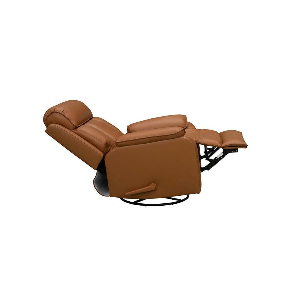 BarcaLounger - Mac Swivel Glider Recliner in Caleigh Sand - 81396374386 veiw 4