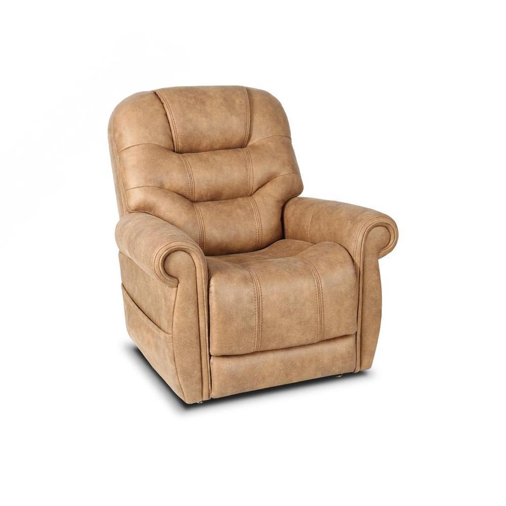 BarcaLounger - Lucas Power Lift Recliner w/Power Head Rest, Power Lumbar & 3 Zone Heat - Canyon Silt - 23PHLH1442214286 veiw 1