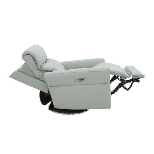 BarcaLounger - Mae Power Swivel Recliner w/Power Head Rest & Power Lumbar - Sorrento Spa - 3PHL1445375242 veiw 3