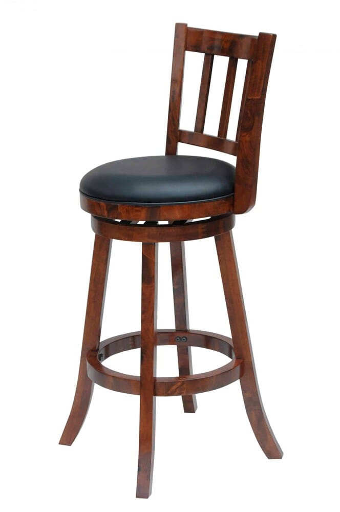 Boraam - Bloomington Swivel Counter Stool - Walnut - 60524_BOR veiw 3
