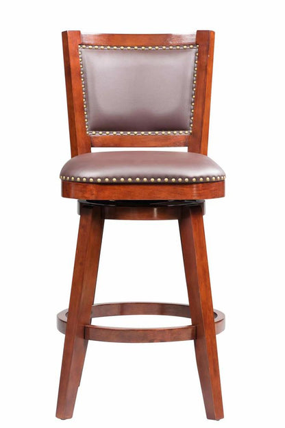 Boraam - Broadmoor Swivel Bar Stool - Cherry - 51929 veiw 3