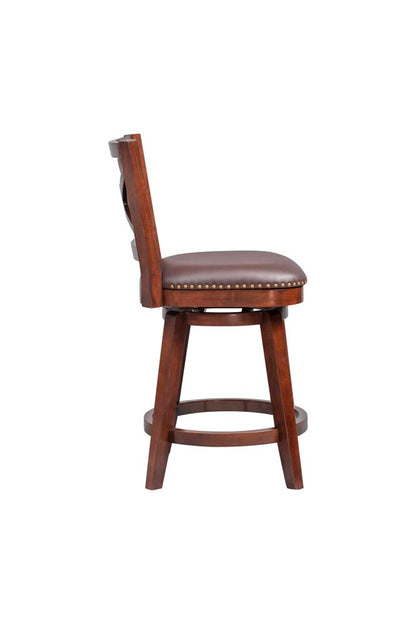 Boraam - Broadmoor Swivel Counter Stool - Cappuccino - 51824 veiw 4
