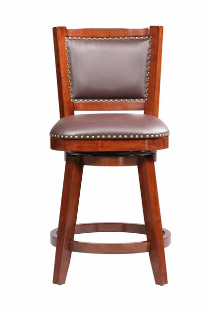 Boraam - Broadmoor Swivel Counter Stool - Cherry - 51924 veiw 1