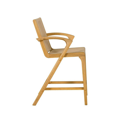 Boraam - Luca Tan Rope Bar Stool - Honeycomb Finish - 80329 veiw 3