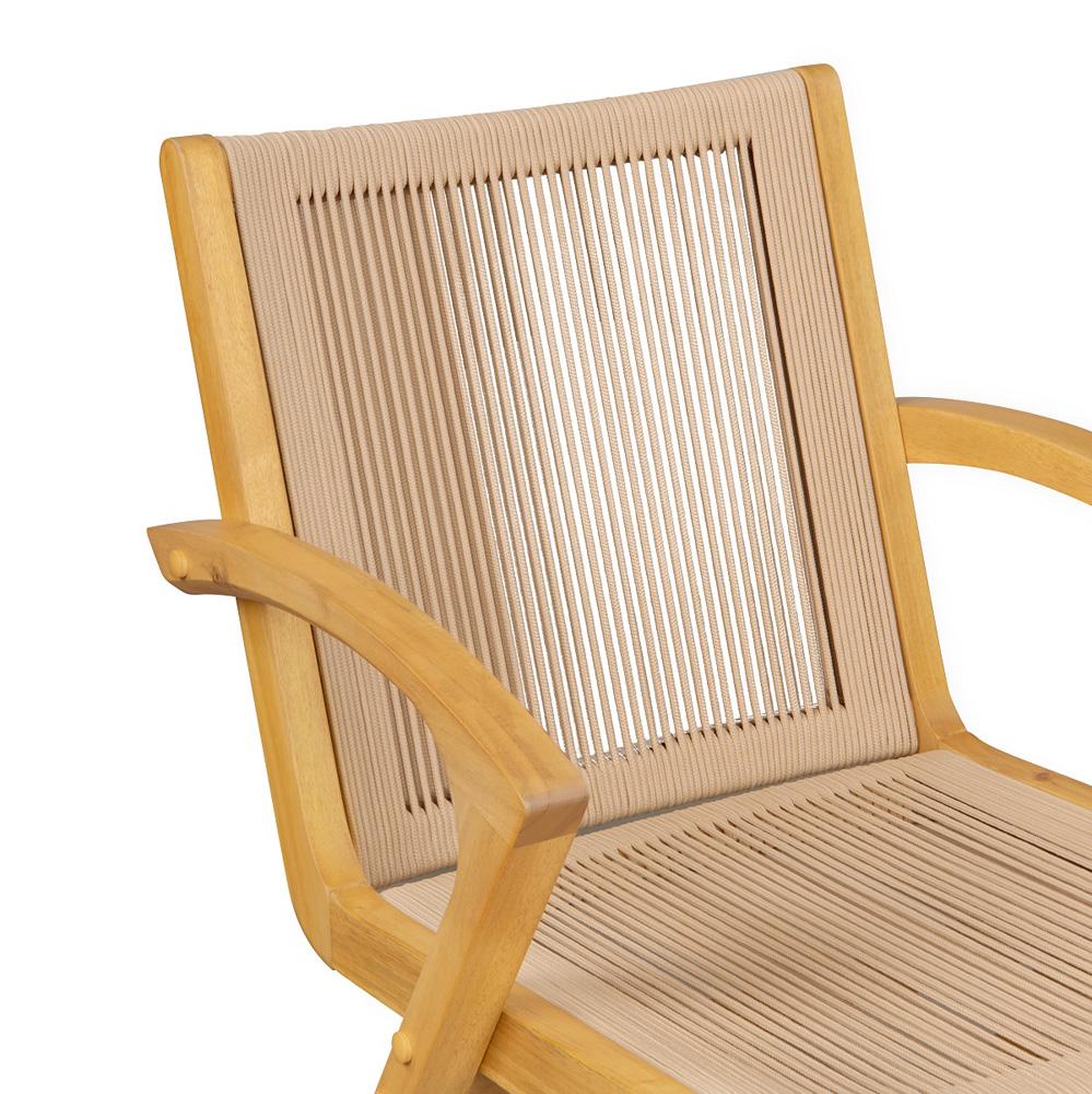 Boraam - Luca Tan Rope Bar Stool - Honeycomb Finish - 80329 veiw 6