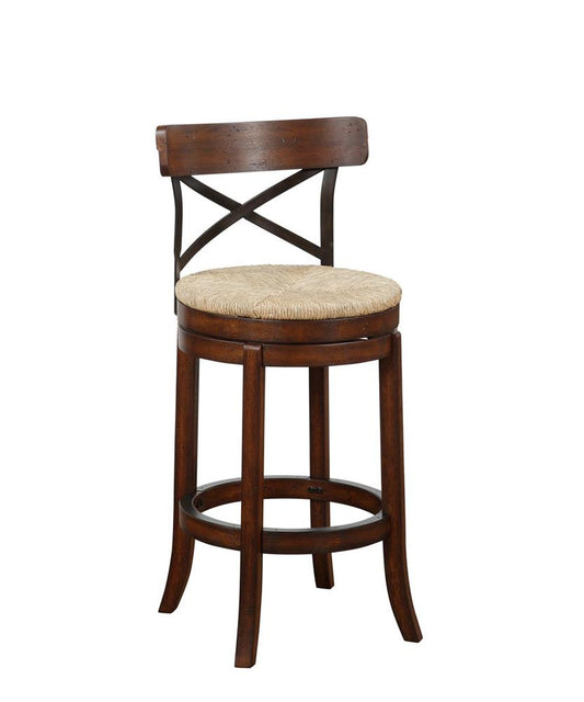 Boraam - Myrtle Swivel Bar Stool - Mahogany - 76829 veiw 1