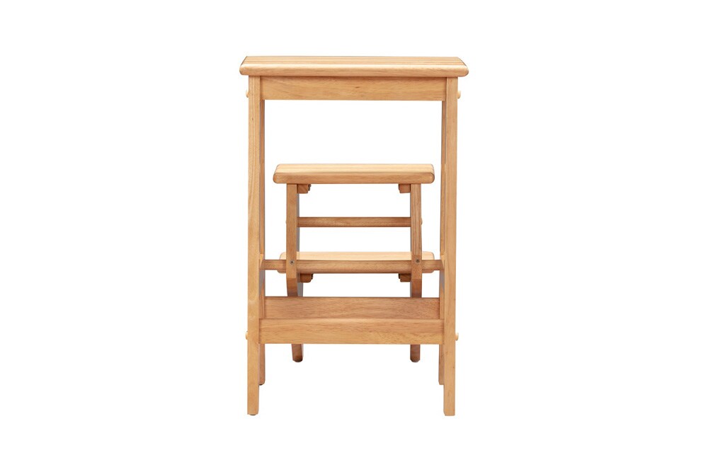 Boraam - Niko Folding 24in Step Stool - Natural - 36124 veiw 5