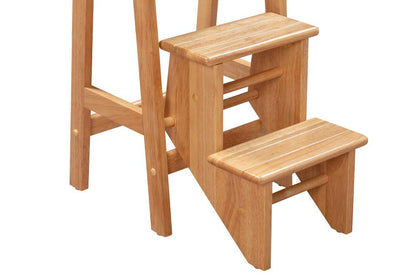 Boraam - Niko Folding 24in Step Stool - Natural - 36124 veiw 7