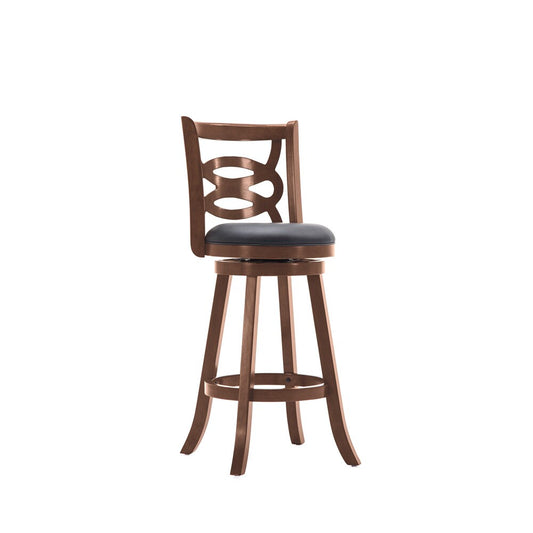 Boraam - Seina Swivel Bar Stool - Cherry - 61929 veiw 1