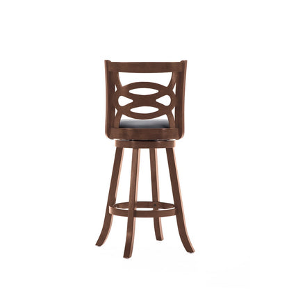 Boraam - Seina Swivel Bar Stool - Cherry - 61929 veiw 2