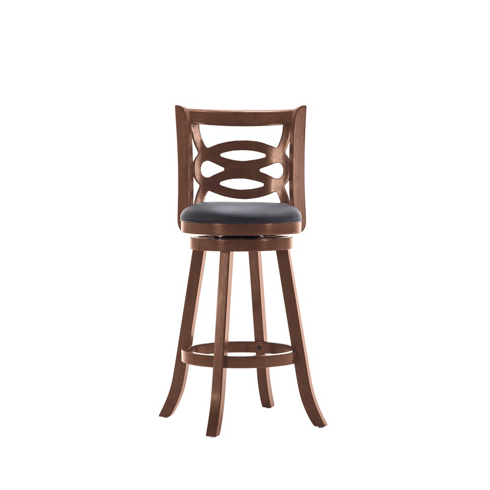 Boraam - Seina Swivel Bar Stool - Cherry - 61929 veiw 3