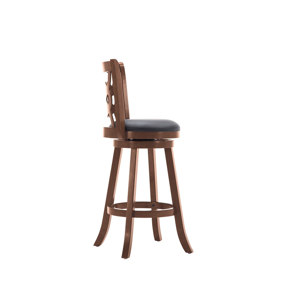 Boraam - Seina Swivel Bar Stool - Cherry - 61929 veiw 4
