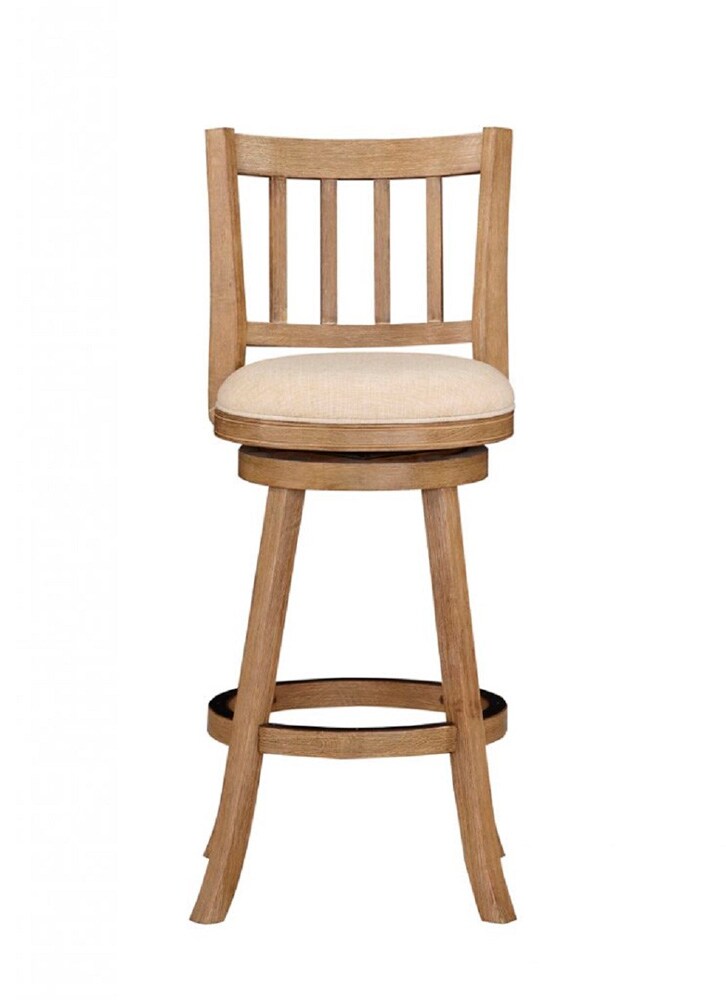 Boraam - Sheldon Swivel Bar Stool - Ivory - 76329 veiw 2