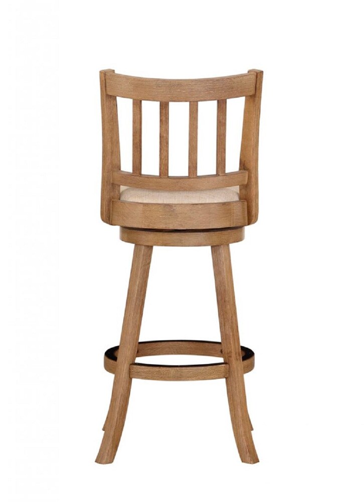 Boraam - Sheldon Swivel Bar Stool - Ivory - 76329 veiw 3