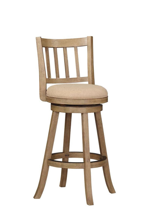 Boraam - Sheldon Swivel Bar Stool - Oatmeal - 76429 veiw 1