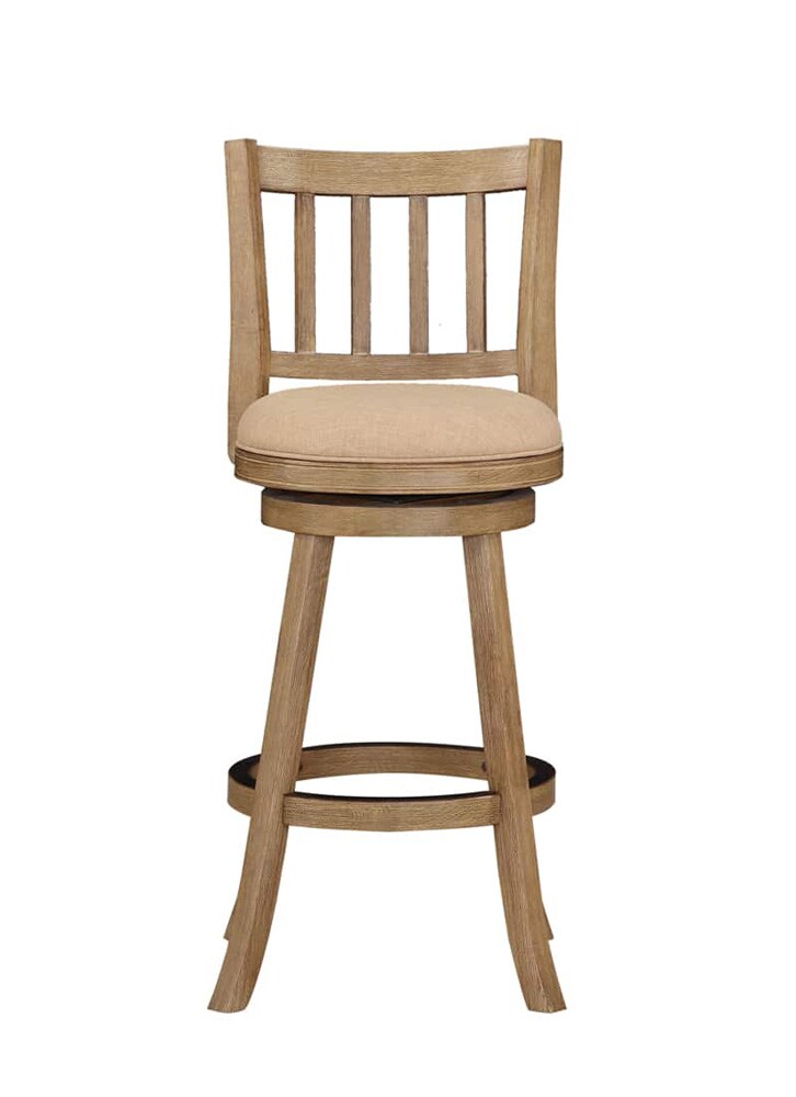 Boraam - Sheldon Swivel Bar Stool - Oatmeal - 76429 veiw 2