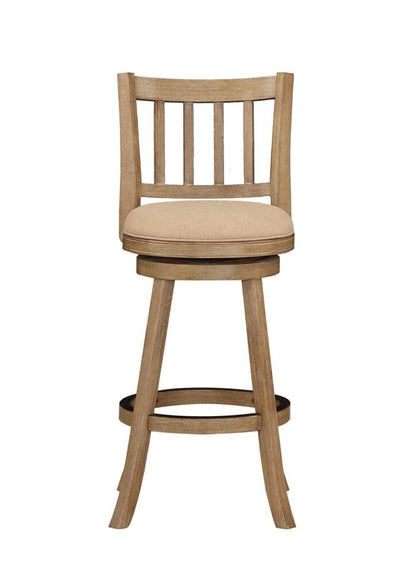 Boraam - Sheldon Swivel Bar Stool - Oatmeal - 76429 veiw 2