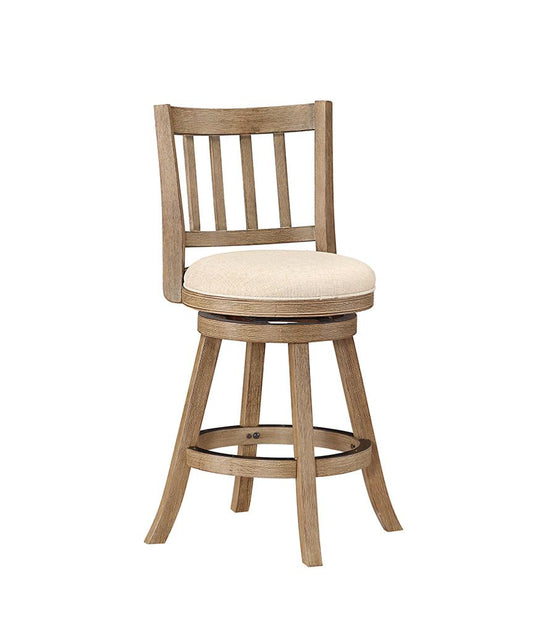 Boraam - Sheldon Swivel Counter Stool - Ivory - 76324 veiw 1