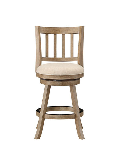 Boraam - Sheldon Swivel Counter Stool - Ivory - 76324 veiw 2