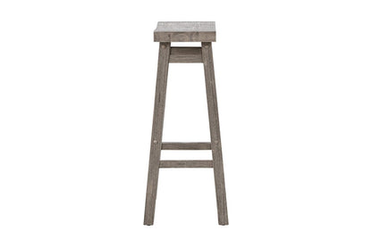 Boraam - Sonoma Backless Saddle Bar Stool - Storm Gray Wire-Brush - 75229 veiw 3