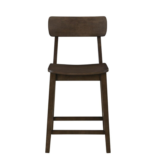 Boraam - Torino Wood Counter Stool - Carbonite Finish - 86724 veiw 2