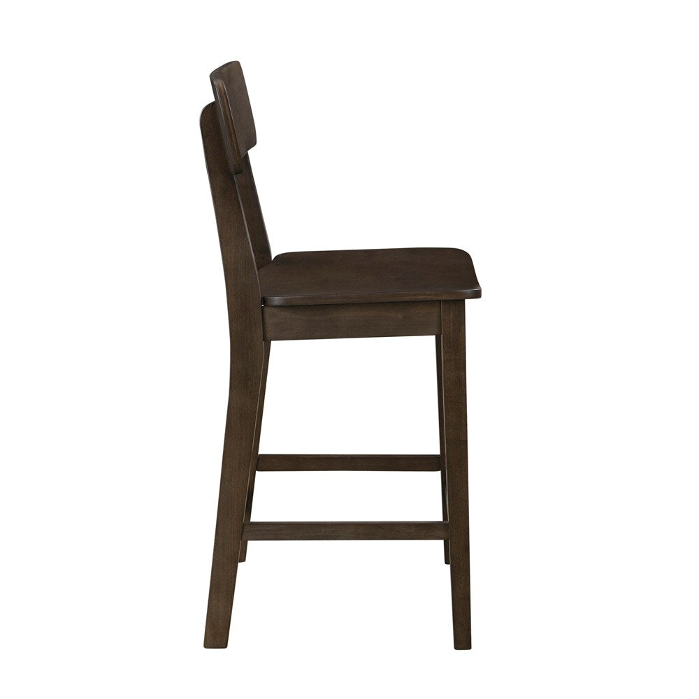 Boraam - Torino Wood Counter Stool - Carbonite Finish - 86724 veiw 3