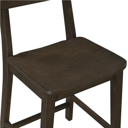 Boraam - Torino Wood Counter Stool - Carbonite Finish - 86724 veiw 6