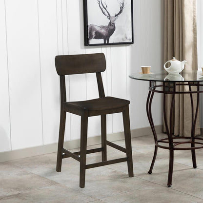 Boraam - Torino Wood Counter Stool - Carbonite Finish - 86724 veiw 8