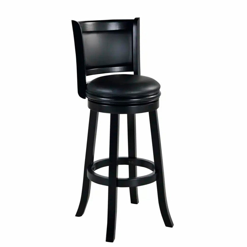 Boraam - Augusta Swivel Extra Tall Bar Stool - Black - 45834 veiw 1