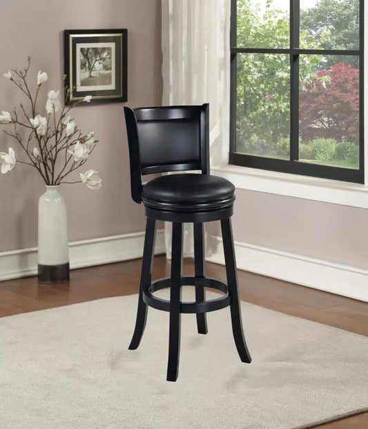 Boraam - Augusta Swivel Extra Tall Bar Stool - Cherry - 49834 veiw 2