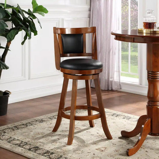 Boraam - Avianna Swivel Bar Stool - Walnut - 62529 veiw 2