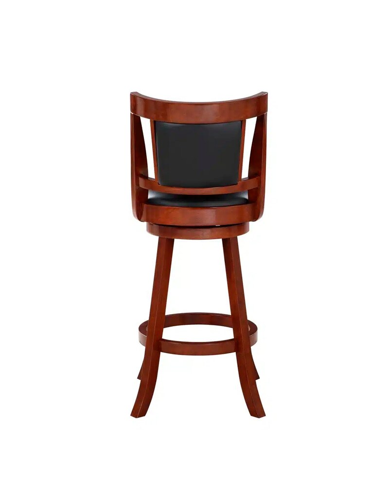 Boraam - Avianna Swivel Counter Stool - Cherry - 62924 veiw 3