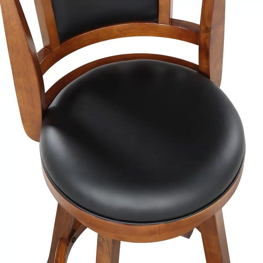 Boraam - Avianna Swivel Counter Stool - Cherry - 62924 veiw 4