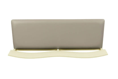 Boraam - Capella Beige Faux Leather Dining Height Bench - Buttermilk - 72018 veiw 4