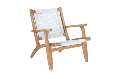 Boraam - Harrison Hexagon Woven Light Grey Rope Accent Chair - Natural Finish - 76353 veiw 1