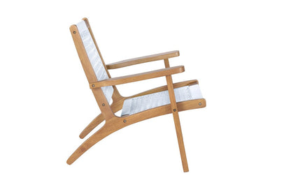 Boraam - Harrison Hexagon Woven Light Grey Rope Accent Chair - Natural Finish - 76353 veiw 3