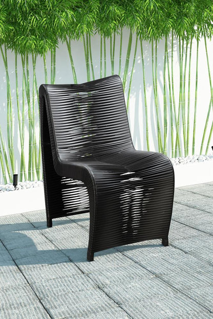 Boraam - Loreins Outdoor Patio Chairs, Set of 2 - Black - 77141 veiw 4