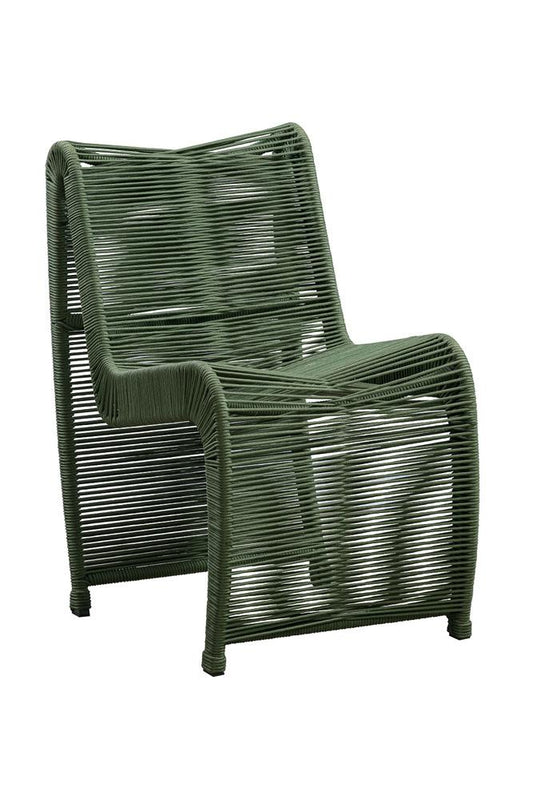Boraam - Lorenzo Rope Outdoor Patio Chairs, Set of 2 - Olive Green - 77144 veiw 2