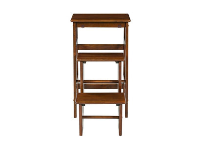 Boraam - Niko Folding 29in Step Stool - Cappuccino - 36829 veiw 2