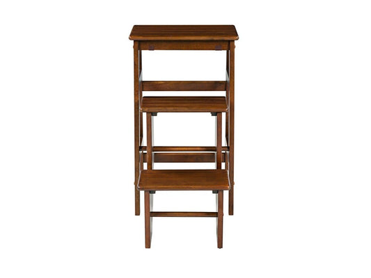 Boraam - Niko Folding 29in Step Stool - Cappuccino - 36829 veiw 2