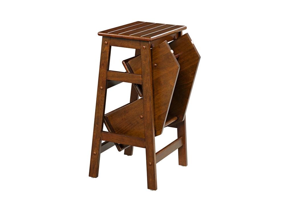 Boraam - Niko Folding 29in Step Stool - Cappuccino - 36829 veiw 5