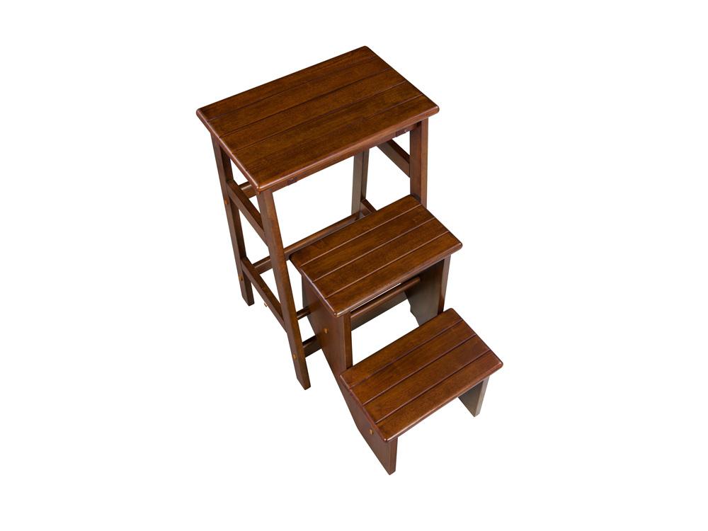 Boraam - Niko Folding 29in Step Stool - Cappuccino - 36829 veiw 6
