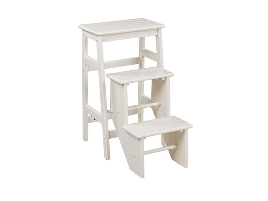 Boraam - Niko Folding 29in Step Stool - Cream - 36729 veiw 1