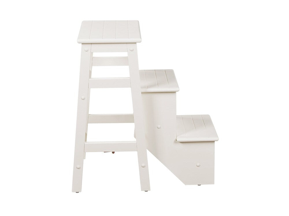 Boraam - Niko Folding 29in Step Stool - Cream - 36729 veiw 3